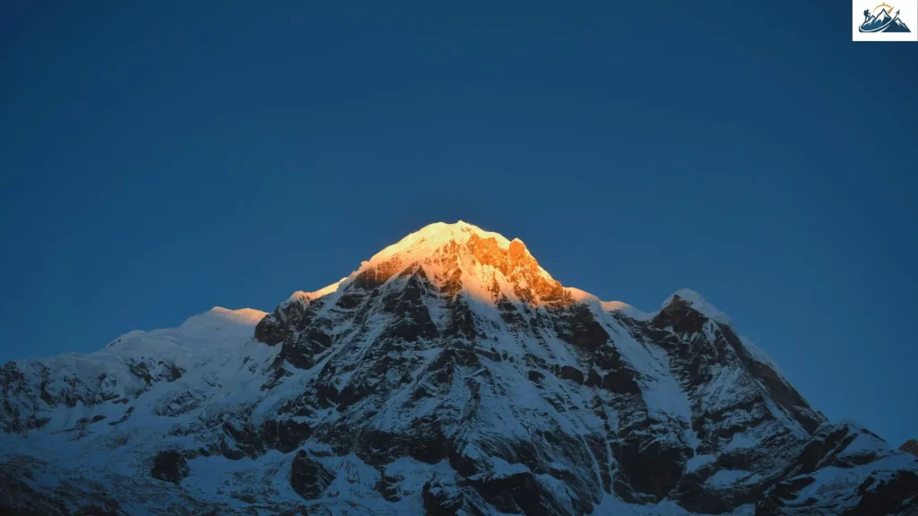 Panoramic view of Himalayan peaks at Annapurna Base Camp in Nepal
